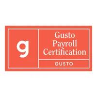 Gusto Payroll Certification badge