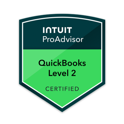 QuickBooks Live ProAdvisor Level 2 badge